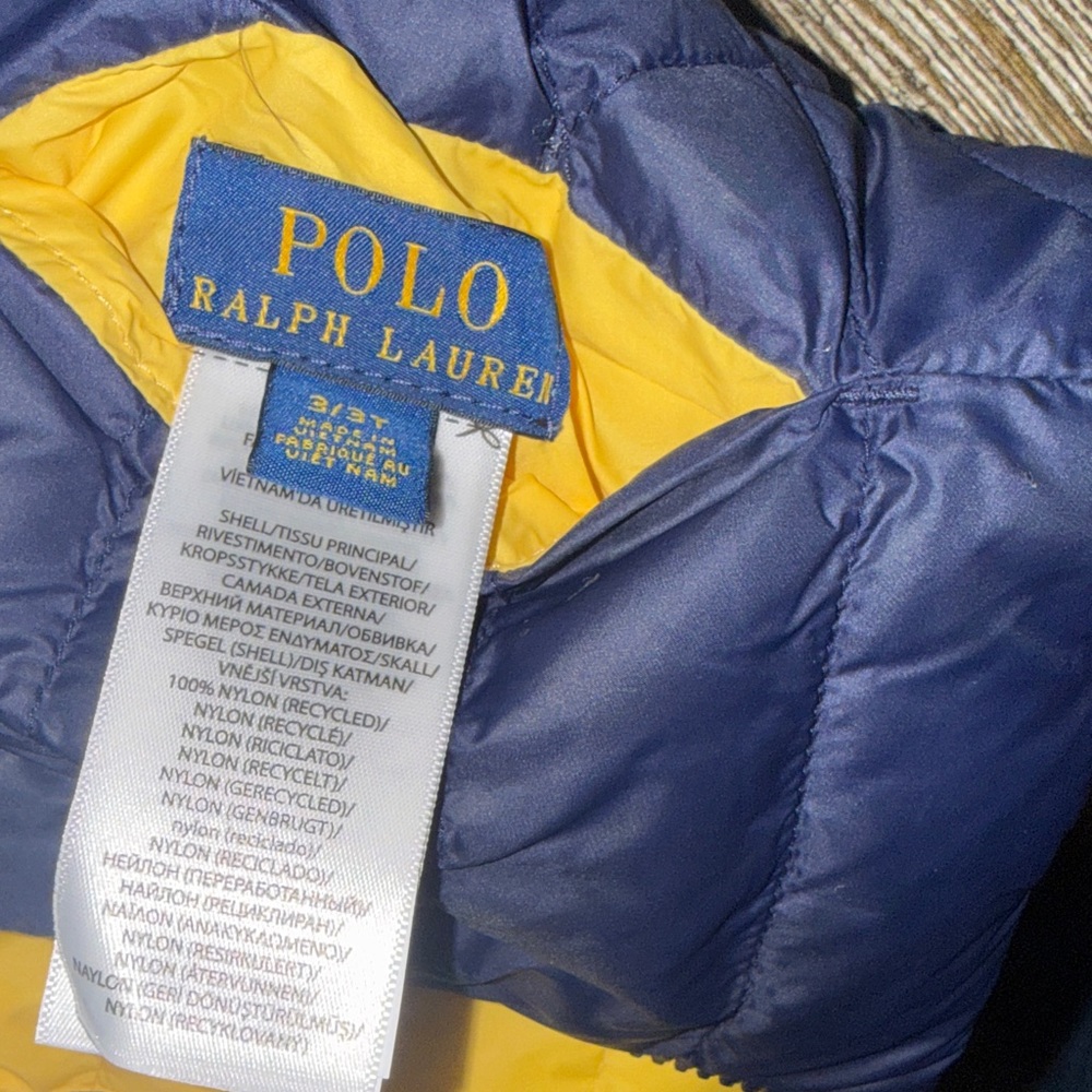 Yellow Kids Puffer Jacket - Picture 5 of 5